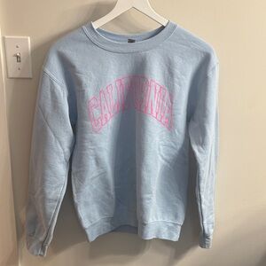 Gildan Light Blue California Crew Neck Sweater